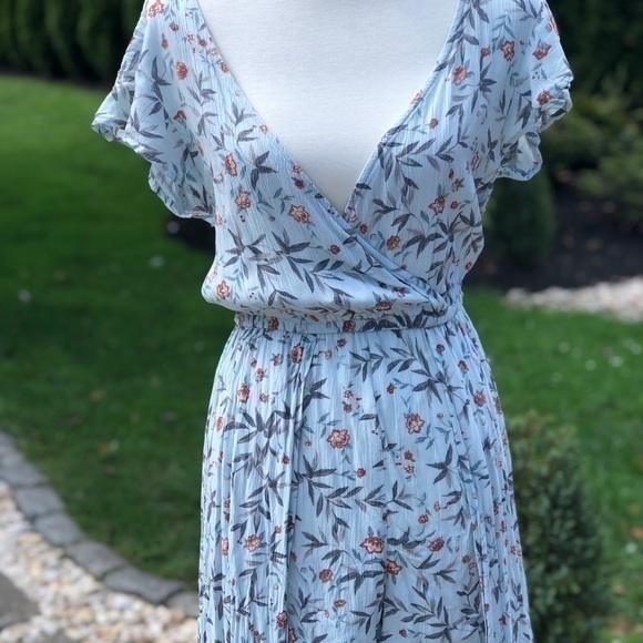 American Eagle floral maxi dress with shorts - Picture 6 of 11